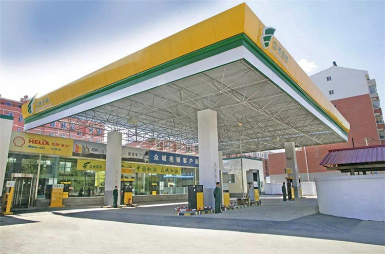 襄阳加气站钢结构网架案例7